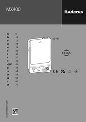 Buderus MX400 Manual