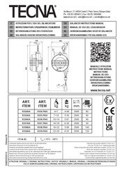 TECNA 9356AX Instruction Manual