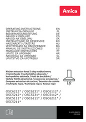 Amica OSC6211 Series Operating Instructions Manual