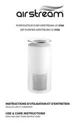 Airstream UV 310A Use & Care Instructions Manual