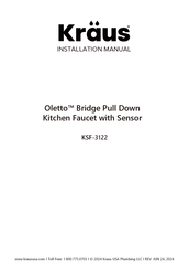 Kraus Oletto KSF-3122SFS Installation Manual