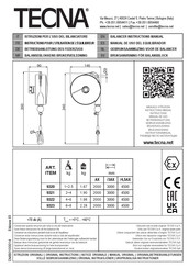 TECNA 9321 Instruction Manual