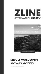 Zline WASB-30 Installation Manual