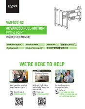 LEGRAND SANUS VMF822-B2 Instruction Manual