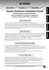 Yamaha DM 2000 Installation Manual