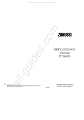Zanussi ZC 280 R3 Instruction Booklet