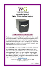 Wine Guardian TTW018H Quick Start Installation Manual
