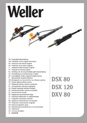 Weller DSX 80 Translation Of The Original Instructions