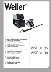 Weller WSF 81 D5 Translation Of The Original Instructions