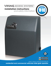Viking Access Systems H10SPS Installation Instructions Manual