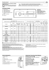 Whirlpool TDLRB 55140S CS/N Quick Manual