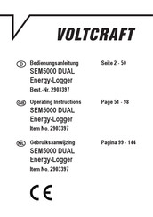 VOLTCRAFT SEM-5000 PRO Operating Instructions Manual
