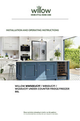 Willow WW50EUCFF Installation And Operating Instructions Manual