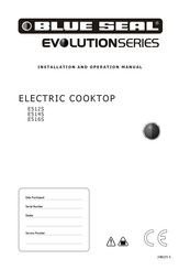 Blue Seal E514S-CB Installation And Operation Manual