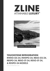 Zline TOUCHSTONE RWDO-GS-24 Installation And User Manual