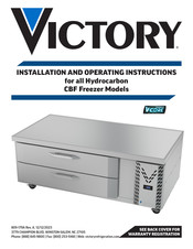 Victory CBF84HC Installation And Operating Instructions Manual