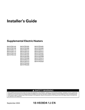 Trane BAYHTRG408 Installer's Manual