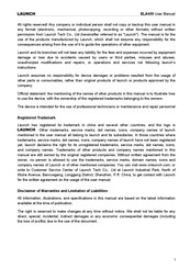 Launch ELA400 User Manual