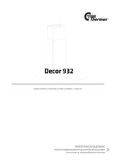 THERMEx Decor 932 Manual