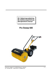 Texas Pro Sweep 680 Operation Manual