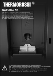THERMOROSSI Essenza stone natural air Installation, Use And Maintenance Manual