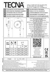 TECNA 9320IL Instruction Manual