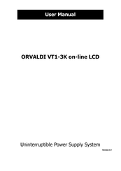Orvaldi VT1-3K on-line LCD User Manual