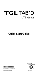 TCL TAB10 LTE Gen2 Quick Start Manual
