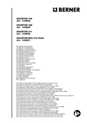Berner INVERTER 211 Instruction Manual