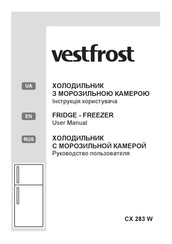 Vestfrost CX 283 W User Manual