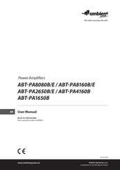 ambient SYSTEM ABT-PA8080B User Manual