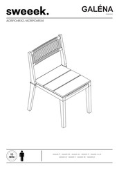 sweeek. GALENA ACRPCHRX2LTBG Manual
