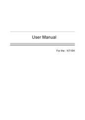 Shuttle NT10H Series User Manual
