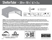 Arrow ShelterLogic ShelterTube SQAADD0104C02002710 Manual