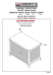 Seville Classics ULTRAHD 20162T Assembly Instructions Manual