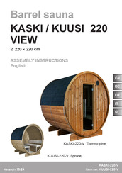Sentiotec KUUSI 220 VIEW Assembly Instructions Manual