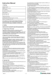 Pepperl+Fuchs NBB20-L2-A2-V1-3G-3D Instruction Manual