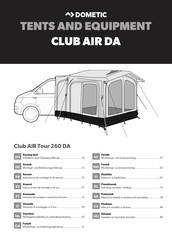 Dometic Club AIR Tour 260 DA Installation And Operating Manual