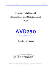Thermion AVD250 Owner's Manual