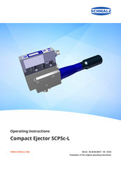 Schmalz SCPSc-L HV 3-16 NC M12-5 PNP Operating Instructions Manual
