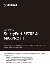 ENERMAX StarryFort SF70F Manual