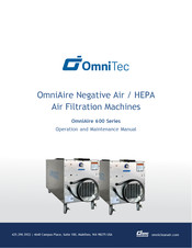 Omnitec OmniAire OA600 Plus Operation And Maintenance Manual