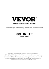 VEVOR CN83N Manual