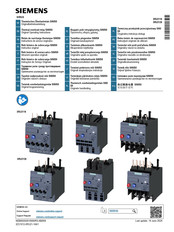 Siemens 3RU2126 Original Operating Instructions