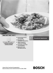 Bosch DKE 945 F Operating And Installation Instructions