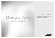 Samsung MW63F Instruction Manual