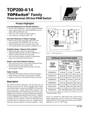 Power integrations TOPSwitch TOP200-4/14 Manual