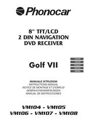 Phonocar VM107 Instruction Manual