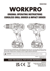 WorkPro W004579AU Original Operating Instructions