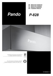 Pando P-828 Installation Manual